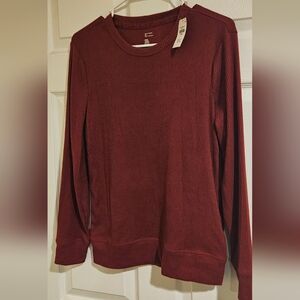 Gilly Hicks Deep Red Ribbed